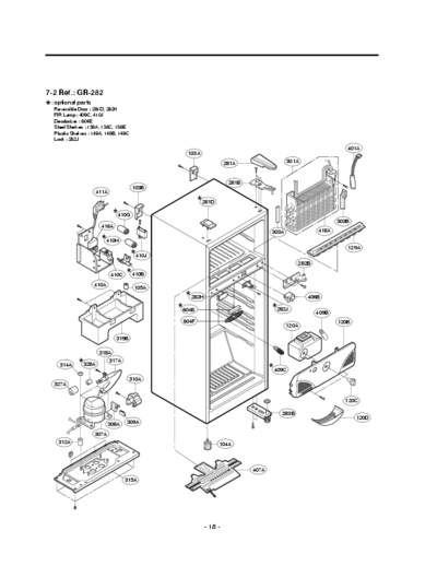 LG GR-282MF LG GR-282MF  Exploded View